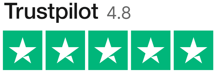 4.8 Trustpilot Rating